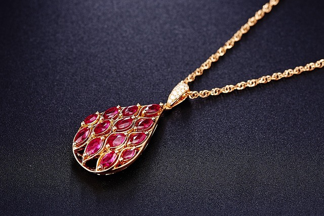 Ruby Pendant Necklace
